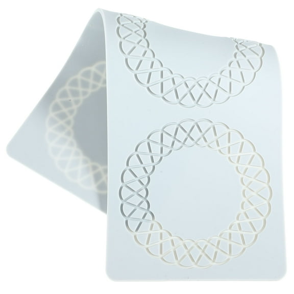 Amosfun Silicone Baking Molds Silicone Mold White Cake Decorating 1Pcs