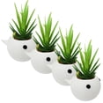 thumbnail image 2 of Maceta Decorativa para Oficina 3D BalleFlowyWhite 4 Pzs 6.5x11cm Azul No incluye Planta., 2 of 2
