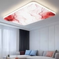 thumbnail image 2 of Marble Red Magnetic Fluorescent Light Covers for Ceiling Lights 2x4Ft,Gold White Modern Gradient Ocean Wavy Ripple Office Classroom Kitchen Drop Ceiling Light Covers Filters Shade Panel 2Packs, 2 of 9