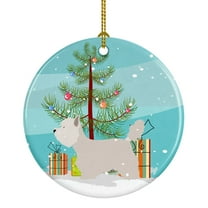 Westie Christmas Ceramic Ornament