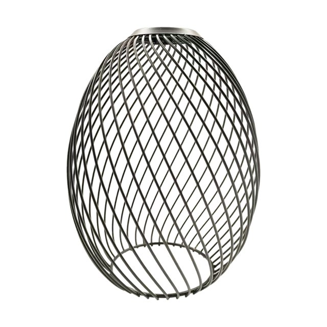 Pantalla De Lámpara Colgante De Malla Metálica, Cubierta De Lámpara Colgante Para Hotel, Cafetería, Sala De Estar, Ovalada, Negra, 150 X 190 Cm ovalado negro 150x190cm