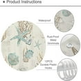 thumbnail image 6 of Shower Curtain Polyester Shower Curtain 90 * 180 Sea Turtle Octopus Shower Curtain Blue Green Fabric Bathroom Shower Curtain Fish Ocean Animals Shell Jellyfish Theme I A, 6 of 6