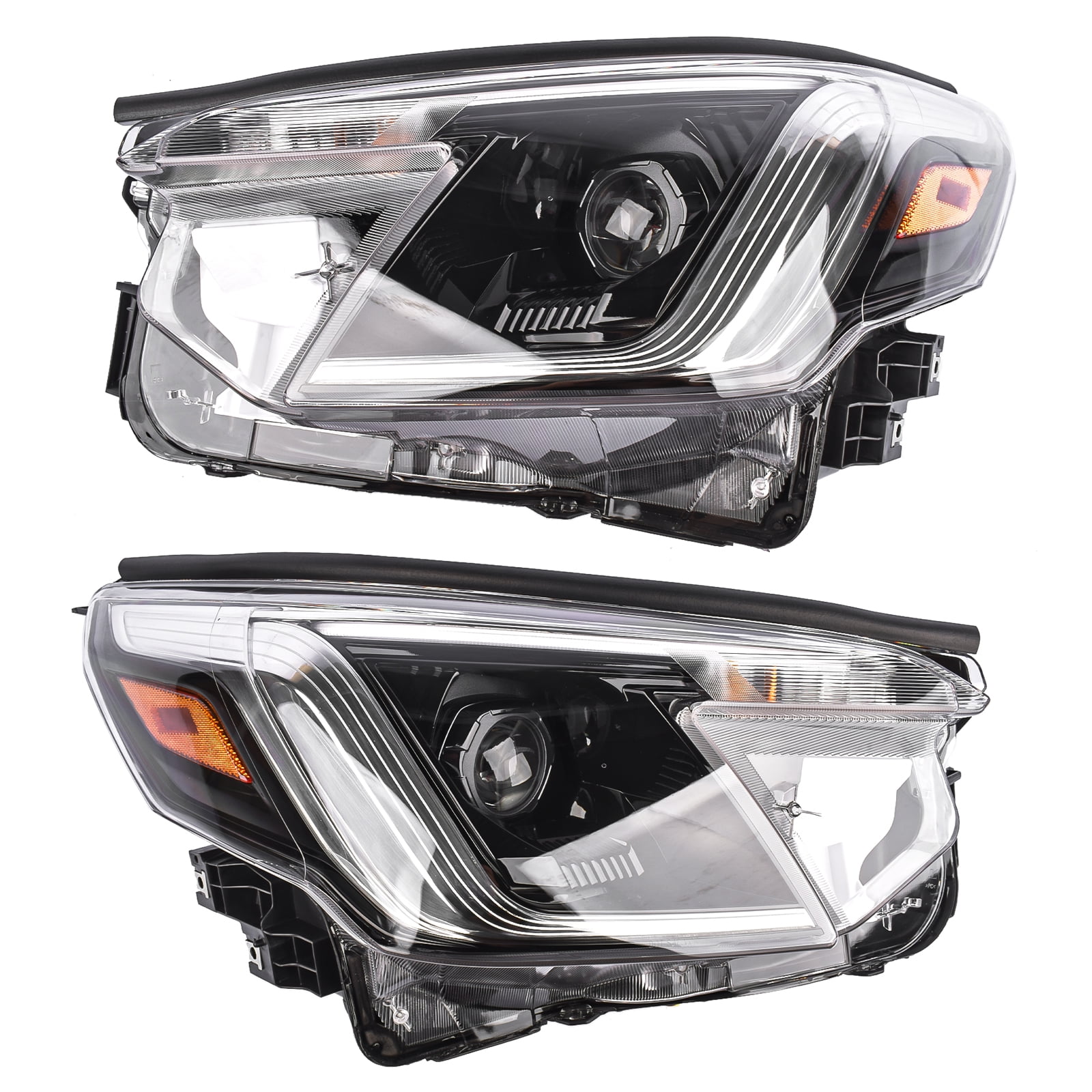 GELUOXI Left & Right Side LED Headlight Assembly 84001SJ360 84001SJ370 for Subaru Forester 2022-2024