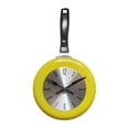 thumbnail image 2 of Reloj de pared Zulema sartén decoración hogar dormitorio cocina café amarillo, 2 of 8