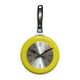 thumbnail image 2 of Reloj de pared Zulema sartén decoración hogar dormitorio cocina café amarillo, 2 of 8