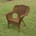thumbnail image 4 of International Caravan Camelback Resin Wicker Patio Chair, 4 of 4