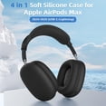 thumbnail image 2 of Funda de silicona Polislime para AirPods Max 2/1, negra, 2 of 7