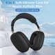 thumbnail image 2 of Funda de silicona y funda de diadema para AirPods Max 2, color negro, 2 of 7