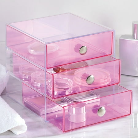 InterDesign Cosmetic and Jewelry Storage Vanity 3-Drawer Organizers