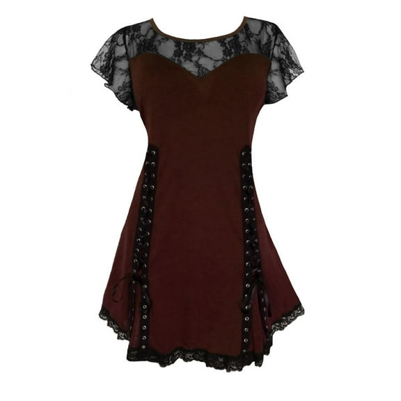 Dare To Wear Victorian Gothic Boho Women's Roxanne Corset Top S - 5x