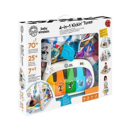 ベビーアインシュタイン Baby Einstein 4 in 1 キッキンチューンズ・ジム 0ヶ月〜 音楽 ライト 知育玩具 楽器 室内遊具 新