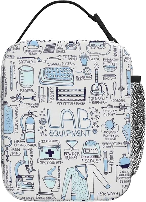 Funny Science Chemistry Lunch Box Insulated Soft Bag Reusable Cooler Bag For Women&Men&Work Picnic Hiking