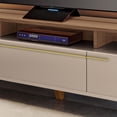 thumbnail image 2 of Mesa de TV Essenza con Repisa Superior y Puertas Abatibles | Diseño Curvo | 3 Compartimentos | Hasta 75”, 2 of 5