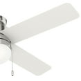 thumbnail image 3 of Hunter Fan Company Timpani 52 Inch Indoor Corded Ceiling Fan Light, Fresh White, 3 of 7