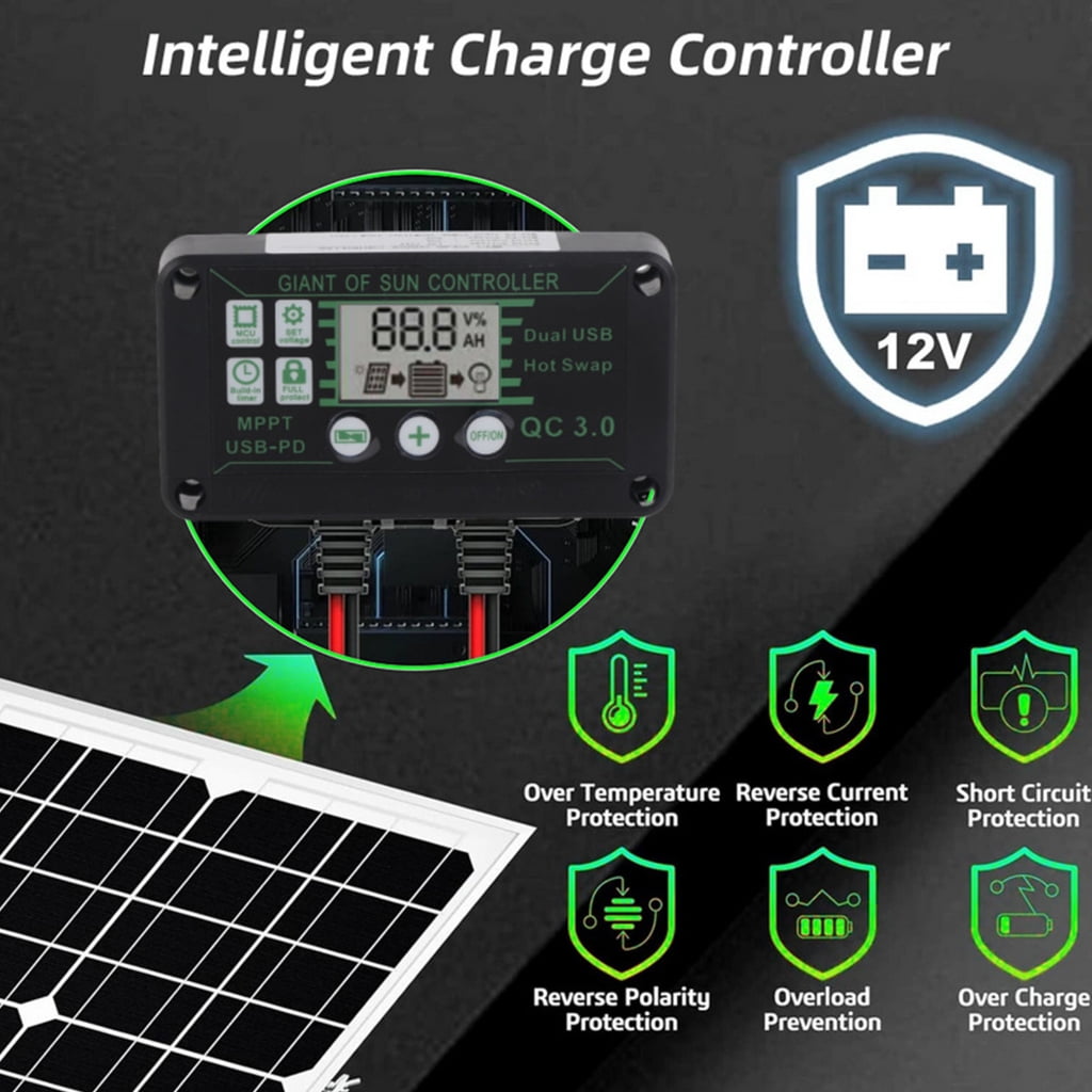 High Efficiency Monocrystalline Solar plate Kits 40W Solar Charging Panel