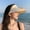 Khaki, variant on Roiihwy Fan Hat, Womens Visor, USB Rechargeable with 3 Speed, for Outdoor Fishing, Hiking Gardening, White