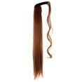 thumbnail image 1 of Wavy Ponytail Hair Extension for Women Concert Light Brown Synthetic Heat Resistant Hairpiece Wrap 1Pcs, 1 of 4