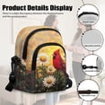 thumbnail image 5 of TSOVTHRID Cardinal Daisy Sunset Print Cell Phone Crossbody Bag Sleeve with Zipper Closure for Women Travel Small Crossbody Purse with Adjustable Strap, 5 of 7