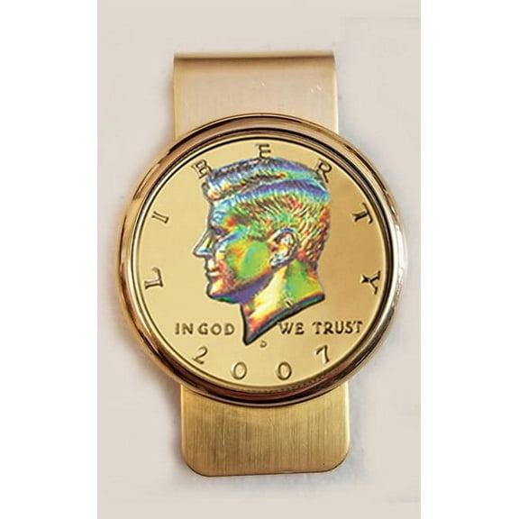 Hologram Gold Tinted Money Clip