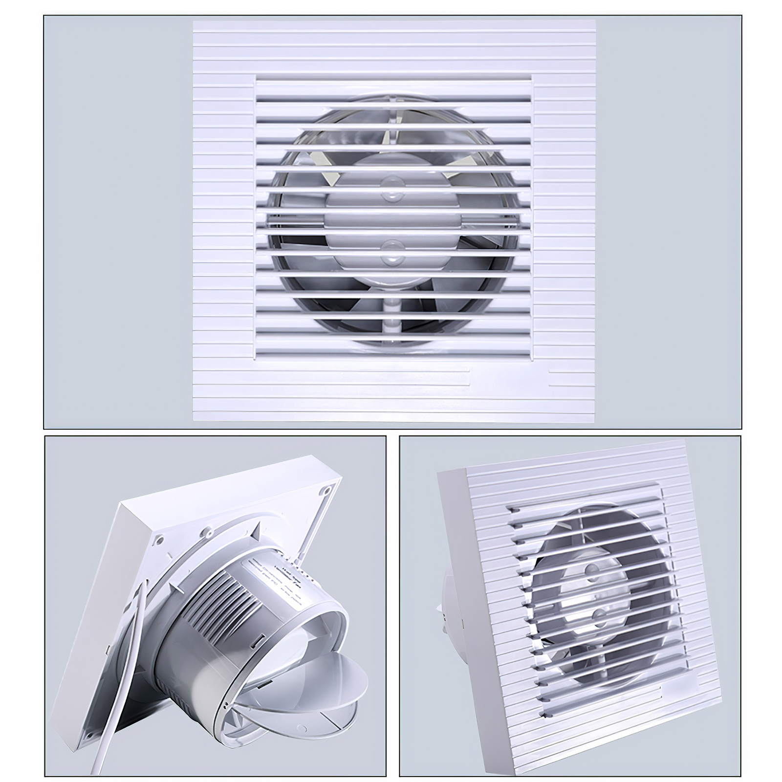 Ventilation Fan Square Silent Exhaust 