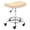Creame, variant on Heavy Duty Adjustable Rolling Stool with Wide Seat, Lockable Rubber Wheels & Footrest - Swivel Stool Chair for Kitchen, Lab, Office, Salon, Home (Cream, 19''-24'')