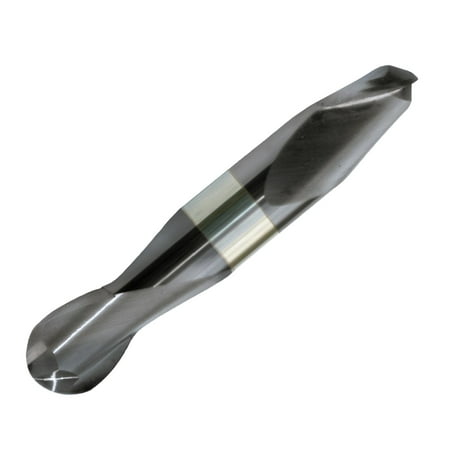 

1/32 Diameter 2 Flute Double End Ball Stub 30° Carbide End Mill ALTiN Coated 1/16 Length of Cut 1/8 Shank 1-1/2 OAL