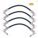 thumbnail image 3 of XMM Ggiant AC-18-3 Cables De Parche Para Pedal De Guitarra De 6 Pulgadas De Longitud , Cable Coxial , Blindaje De Cobre Puro Con Angl Derecho De 1/4, 3 of 4