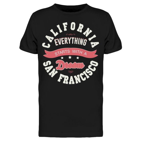 California, San Francisco, Logo Tee Men's -Image by Shutterstock