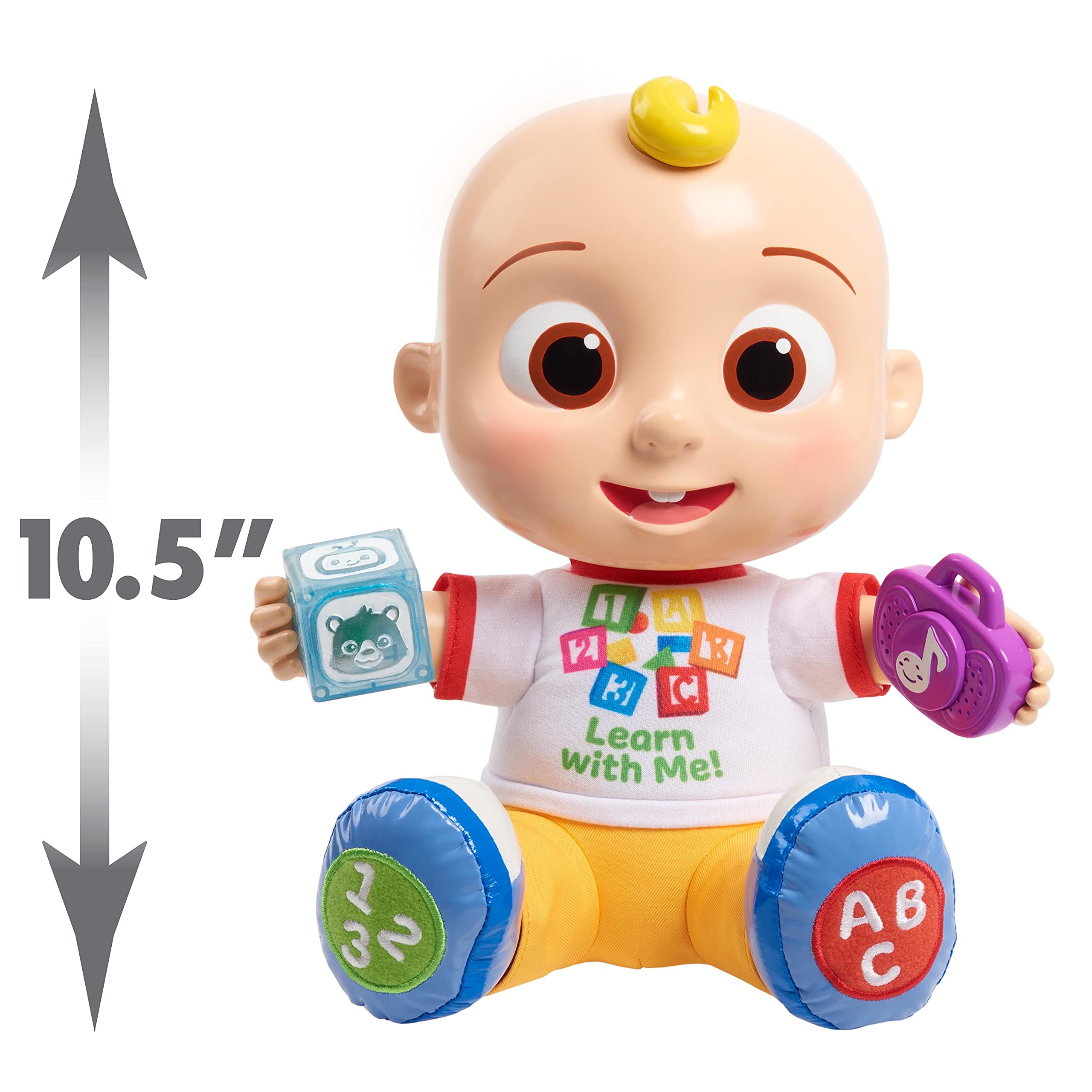 CoComelon, JJ Learning Doll, Includes Lights and Sounds, Baby and Toddler Toy - image 4 of 9