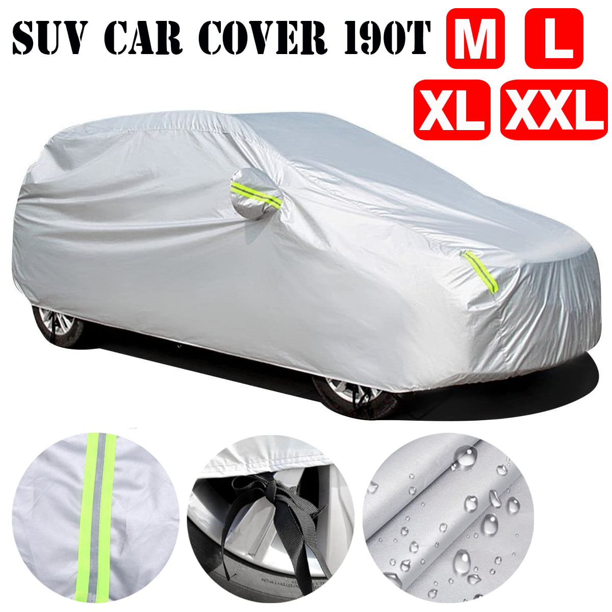 Full Car Cover Waterproof Rain Scratch Protection Dustproof For Toyota Corolla 