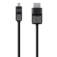 thumbnail image 2 of Belkin Mini Displayport To Hdmi Cable 6Ft - Compatible With 4K Monitors - Hdmi To Displayport Cable - Connect Tv & Monitors To Macbook Pro, Surface Pro & More (Black/White), 2 of 2