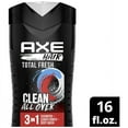 AXE 3in1 Body Wash Shampoo & Conditioner Total Fresh