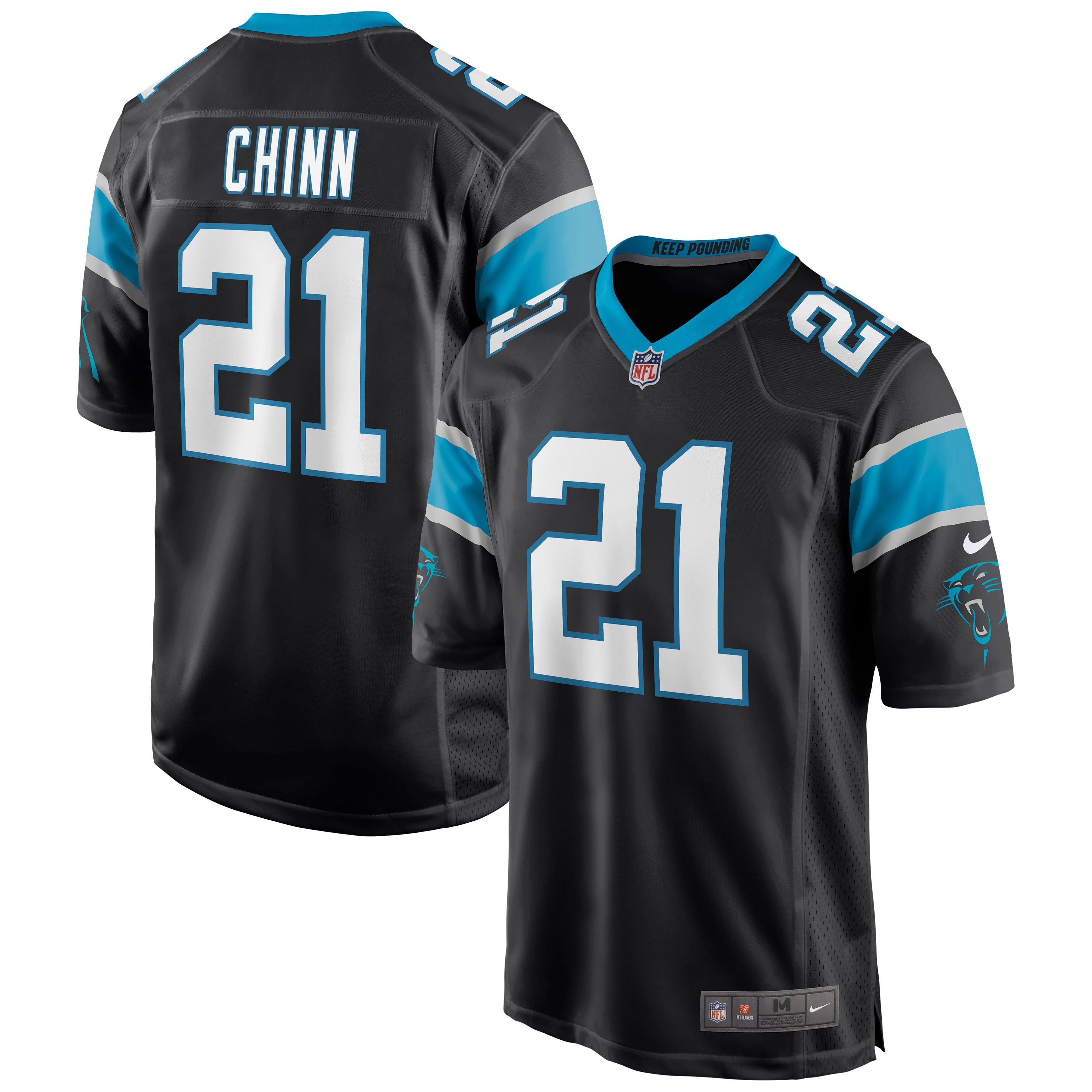 Jeremy Chinn Carolina Panthers Nike Game Jersey - Black - Walmart.com - Walmart.com