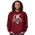 thumbnail image 5 of OK Boomer State of Oklahoma Settlers Hoodie Sweatshirt Women Men Brisco Brands L, 5 of 6