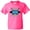 Neon Pink, variant on Ski Mask Skiing Youth T-Shirt