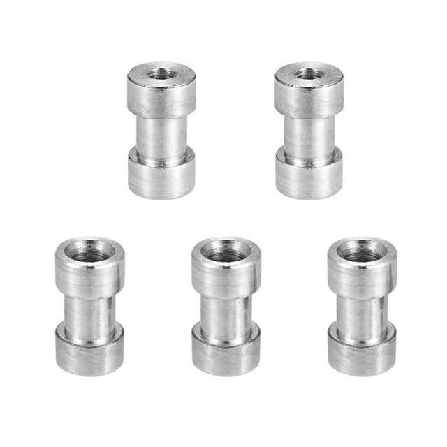 5pcs 1/4 "-20" et 3/8 "-16 Femelle Adaptateur Fileté à Vis pour Support de Flash de Caméra