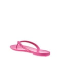 thumbnail image 7 of Time and Tru Women's Studded Jelly Flip Flop Sandals, 7 of 7