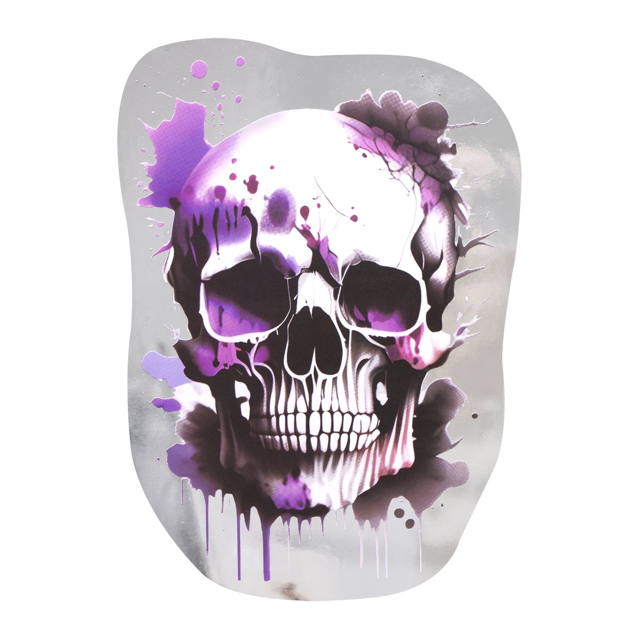 Skull Window Cling, Multicolor, 11.75" x 17", Halloween by Way To Celebrate