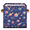 Multicolor 1, variant on CURLYOOT Mushroom Cube Storage Bin, 11 Inch Storage Cube Fabric Bin for Shelves, Tropical Retro Botanical Foldable Clothes Organizer Baskets with Leather Handle for Closet Home