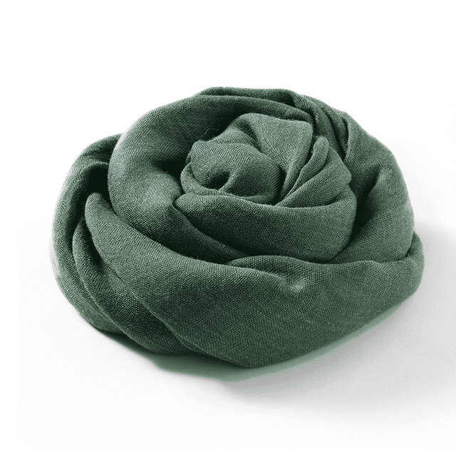 Foulard en Lin de Coton Grand cape Enveloppante Foulard Simple