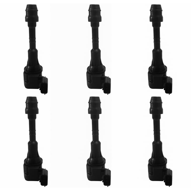 BOXI Pack of 6 Ignition Coils Fits 02-04 Infiniti I35/02-03 QX4, 02-06  Nissan Altima/05-13 Frontier/02-08 Maxima/03-07 Murano/12-13 NV 1500/02-04 