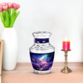 thumbnail image 7 of JAGASY Lavender Grass Urns for Ashes Adult Man & Women 3 Inch - Galaxy Keepsake Memorial Urn for Human Ashes - Small Purple Urns for Daughter, Son, 7 of 7