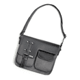 thumbnail image 2 of Bolso Mensajero De Cuero Belug gris, 2 of 5