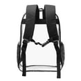 thumbnail image 2 of Kdxio Patriotic Deer Soldier Salute Clear Backpack, Transparent Bookbag for School for Women Men, Capacity Clear Bag for College, Travel, 2 of 7