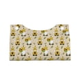 thumbnail image 4 of Lsque Gnomes Bees And Sunflowers Printed Long Tissue Box Cover Holder, Facial Paper Organizer Dispenser,Triangle with Bottom Belt, PVC Leather Decorative Organizer, 4 of 9