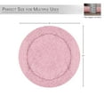 thumbnail image 5 of HOME WEAVERS Waterford Collection Cotton Round Bath Rug, 22" Round, Pink, 5 of 9