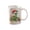 J, variant on Christmas Initial Ceramic Mug,11 oz Coffee Cup with Cute Green Glitter Letter & Santa Hat Decor,Home Office Use,Ideal Holiday Gift for Family(D)