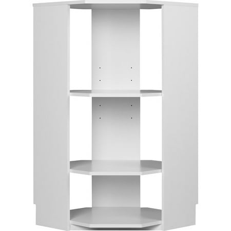 Systembuild Closet Organizer Half Corner Unit White 7153401pcom