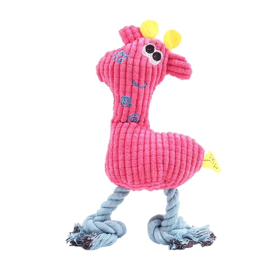 Squeaker Dog Toys for Aggressive Chewers Indestructible Dog Chew Toys for Dogs Dogs Squeaky Toys Chew Toys for Teething Stuffed Animal Toy for Small Medium Dogs