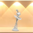 thumbnail image 4 of Figura de bailarina, adorno de escritorio, escultura de arte moderno, estatuilla para estante Estilo A, 4 of 9
